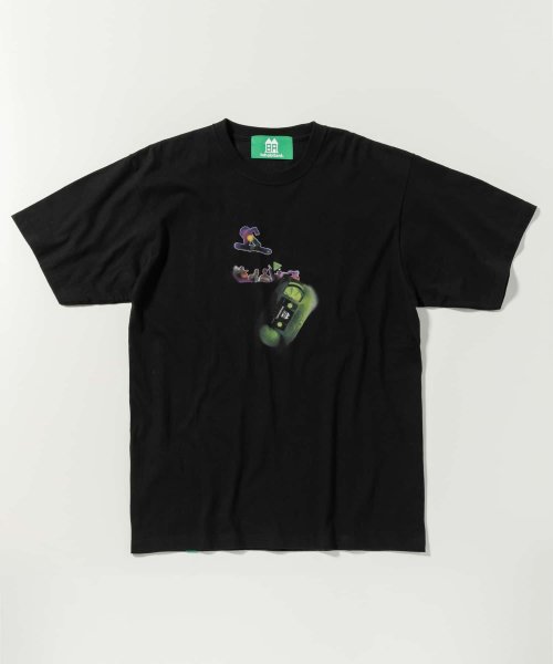 inhabitant(inhabitant)/inhabitant(インハビタント)Construction Workers T－Shirts Tシャツ カットソー 半袖/ブラック