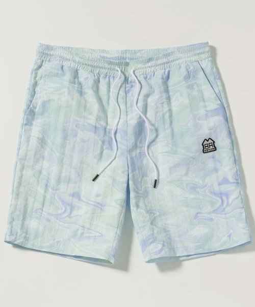 inhabitant(inhabitant)/inhabitant(インハビタント)Boatmans Dry Shorts ハーフパンツ ショーツ 吸汗速乾/ブルー