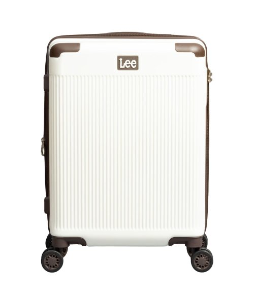 Lee(Lee)/Lee リー スーツケース キャリーケース キャリーバッグ メンズ レディース 38－47L 機内持ち込み SSサイズ 拡張可能 TSAロック GALAXY2 /ホワイト