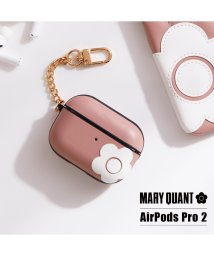 MARY QUANT(マリークヮント)/MARY QUANT マリークワント エアーポッズプロ 第2世代 AirPods Proケース カバー レディース マリクワ PU LEATHER HYBRID/ピンク