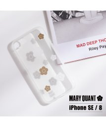 MARY QUANT(マリークヮント)/MARY QUANT マリークワント iPhone SE 8 スマホケース 携帯 アイフォン 第3 第2世代 レディース クリア 透明 マリクワ RANDOM /ホワイト