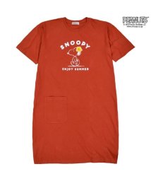  PEANUTS/スヌーピー Tシャツ BIG トップス 半袖 レディース プリント SNOOPY PEANUTS/505482007