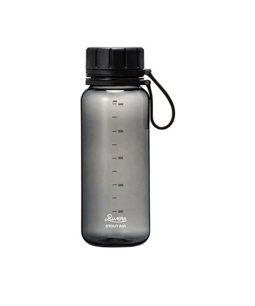 rivers(リバーズ)/リバーズ ボトル Rivers スタウト エア 550 ドリンクボトル クリアボトル 水筒 550ml 0.55L 超軽量 BPAフリー プラスチック/ブラック