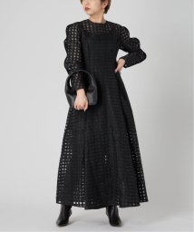 VERMEIL par iena/【BOWTE/バウト】SHEER CAGE CHECK PIPING DRESS/505483813