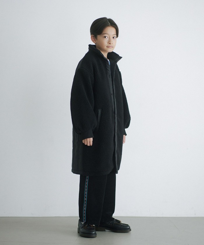 セール】ボア×キルト コート 140cm-160cm(505483991) | グリーン