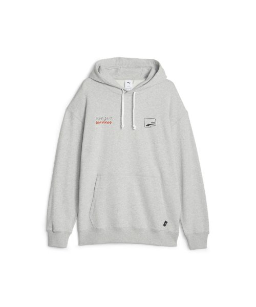 PUMA(PUMA)/ユニセックス アップタウン フーディー/LIGHTGRAYHEATHER