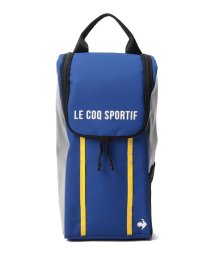 le coq sportif GOLF (ルコックスポルティフ（ゴルフ）)/縦型ポーチ (カスタマイズモデル) 約18×36×12(cm)/ブルー×グレー