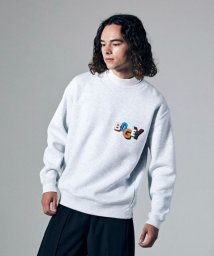 Penguin by Munsingwear(ペンギン　バイ　マンシングウェア)/GRAPHIC PRINT SWEAT SHIRT / グラフィックプリントスウェットシャツ【アウトレット】/グレー