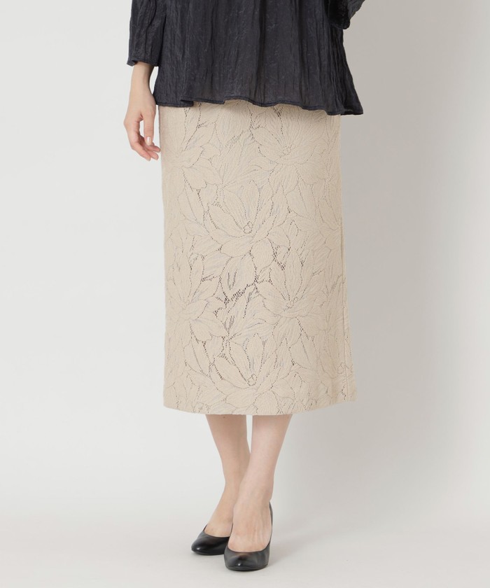 ベージュ系｜Aラインスカート｜TO BE CHIC(トゥー ビー シック
