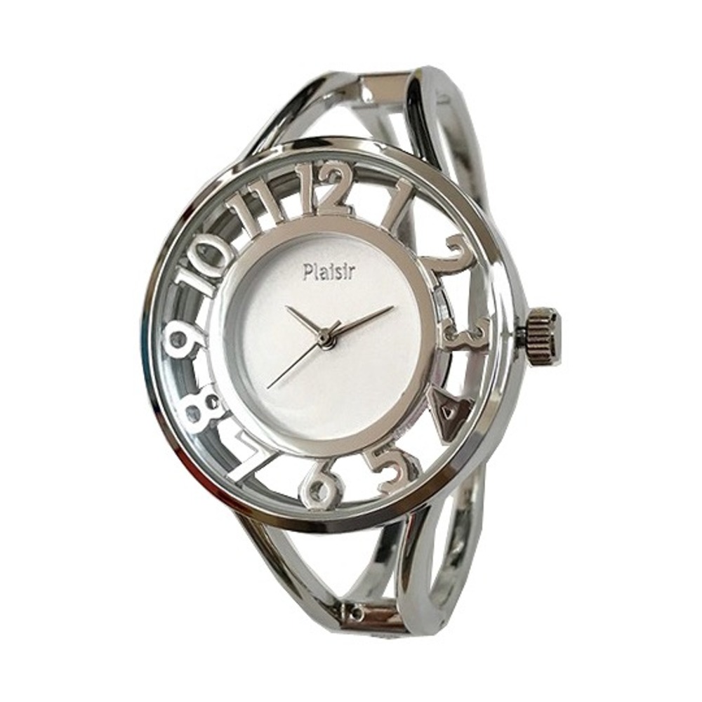 Plaisir プレジール NTK－247 ニッケルフリーバングルウォッチ