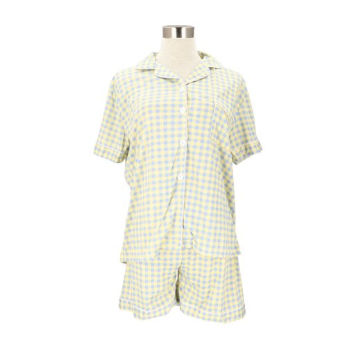 BACKYARD FAMILY(バックヤードファミリー)/パジャマ レディース ルームウェア 半袖 かわいい pajm022/イエロー