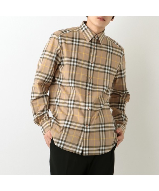 バーバリー 長袖シャツ ベージュ メンズ BURBERRY 8055492 B2412