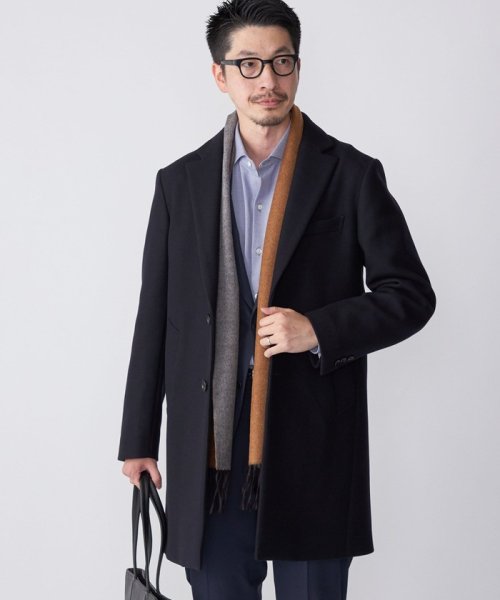 SHIPS: スーパー160S メリノウール メルトン チェスターコート I1543096745(11712円)