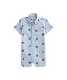 POLO RALPH LAUREN/(ベビー)シッティング ベア コットン オックスフォード ショートオール/505486933