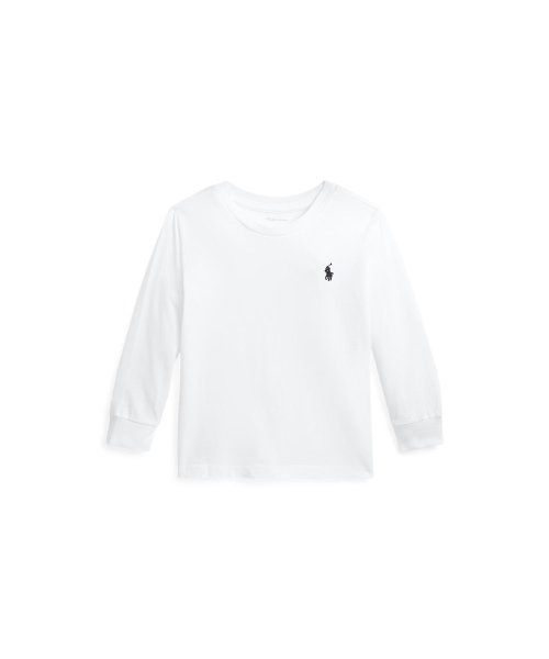 POLO RALPH LAUREN(POLO RALPH LAUREN)/(ベビー)コットン ジャージー ロングスリーブ Tシャツ/100ホワイト