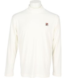 FILA（ZETT Mens）(フィラ（ゼット　メンズ）)/【テニス】モックネック ロングスリーブTシャツ メンズ/オフホワイト