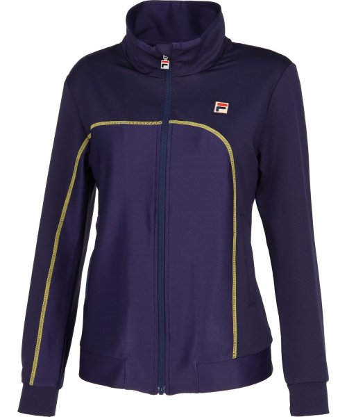 FILA（ZETT Ladies）(フィラ（ゼット　レディース）)/【テニス】デニムニット トラックジャケット レディース/ネイビー