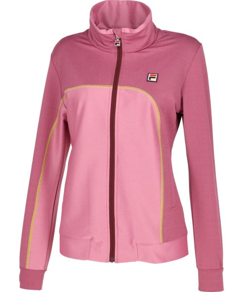 FILA（ZETT Ladies）(フィラ（ゼット　レディース）)/【テニス】デニムニット トラックジャケット レディース/ピンク