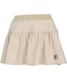 FILA（ZETT Ladies）(フィラ（ゼット　レディース）)/【テニス】無地 フレアスコート レディース/ベージュ