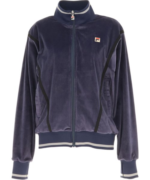 FILA（ZETT Ladies）(フィラ（ゼット　レディース）)/【テニス】コーデュロイニット ドルマンスリーブジャケット レディース/ネイビー