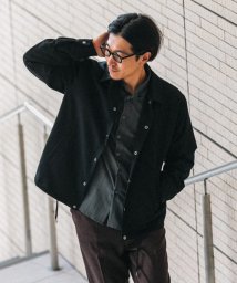 ITEMS URBANRESEARCH(アイテムズアーバンリサーチ（メンズ）)/ストレッチ×ウォッシャブル TRコーチジャケット/BLK