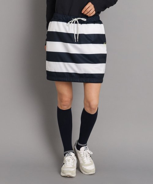 【リバーシブル／撥水／防風】ウェストゴム 中綿スカート 