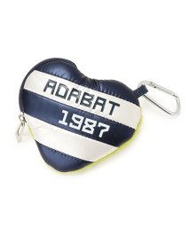 adabat(アダバット)/もこもこ素材 ハート型ボールケース/ホワイト（301）
