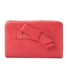 LANVIN COLLECTION(BAG)(ランバンコレクション（バッグ）)/二つ折り財布【ラペリパース】/コーラル