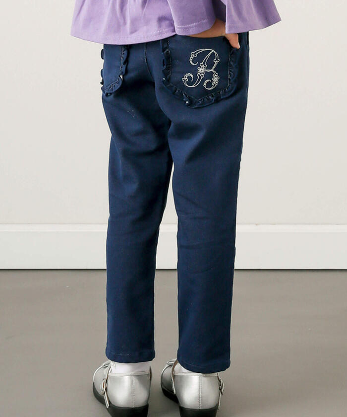 ジョグデニムポケット刺繍パンツ(90~150cm)(505467815) | ベベ(BeBe
