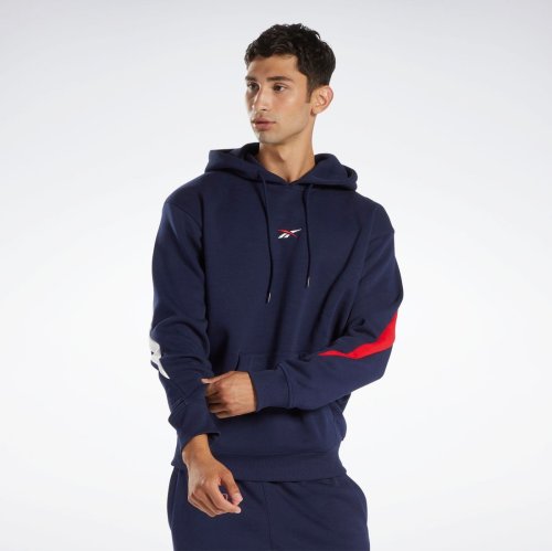 Reebok(Reebok)/クラッシック ビッグベクター フーディー / CL BV HOODIE /ネイビー