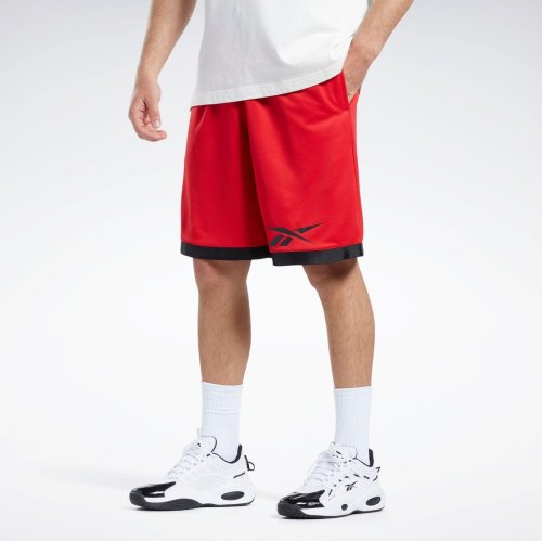 Reebok(Reebok)/バスケットボール メッシュ ショーツ / BB BASKETBALL MESH SHORT /レッド