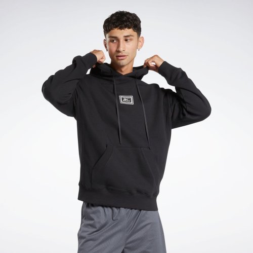 Reebok(Reebok)/バスケットボール フリース フーディ / BB BBALL HW FLEECE HOOD/ブラック