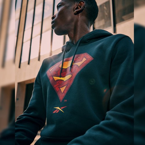 Reebok(Reebok)/ディーシーコミックス スーパーマン フーディー / DC COMICS SUPERMAN HOODIE/グレー