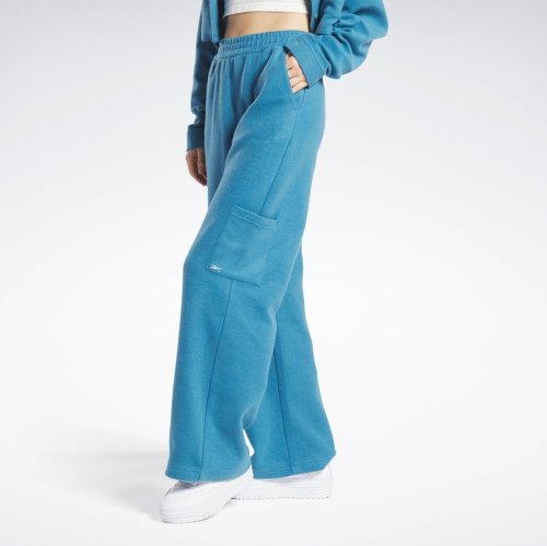 Reebok(リーボック)/ワイドレッグパンツ / CL WDE FL WIDE LEG PANT/ブルー