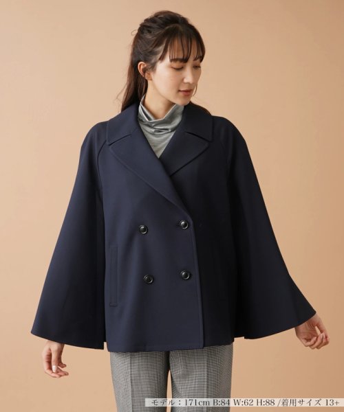 ケープ風ダブルジャケット Y2134404026(16500円)