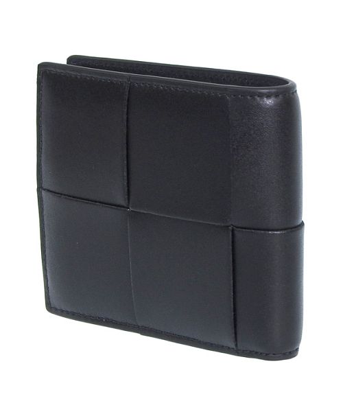 ボッテガヴェネタ　二つ折り財布　ブラック　カセット