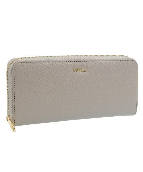 FURLA(フルラ)/FURLA フルラ CLASSIC XL ROUND ZIP クラシック ラウンドジップ 長財布 XLサイズ レザー/グレー