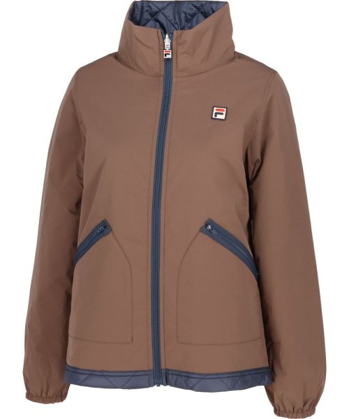 FILA（ZETT Ladies）(フィラ（ゼット　レディース）)/【テニス】リバーシブル トラックジャケット レディース/ブラウン