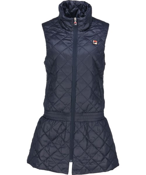 FILA（ZETT Ladies）(フィラ（ゼット　レディース）)/【テニス】キルティング ベストワンピース レディース/ネイビー