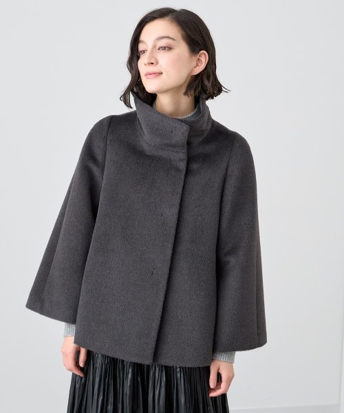 アルパカシャギーショートコート なし 着用サイズ