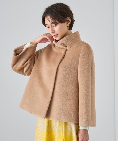 アルパカシャギーショートコート なし 着用サイズ