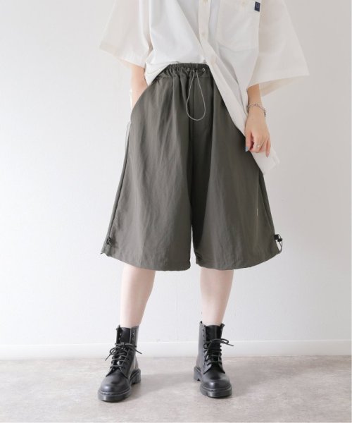 JOINT WORKS(ジョイントワークス)/【ANGLAN / アングラン】Nylon Wappen String Half Pants/グレー