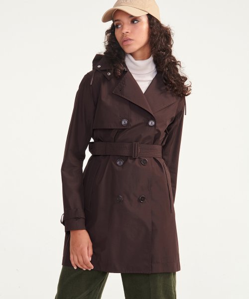ゴアテックス ショートトレンチコート 
