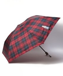 POLO RALPH LAUREN(umbrella)(ポロラルフローレン（傘）)/折りたたみ傘　チェック×POLO BEAR/レッド