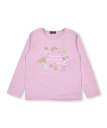 BeBe(ベベ)/ガーデニングプリントTシャツ(90~150cm)/ピンク
