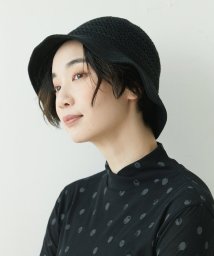 GIANNI LO GIUDICE(ジャンニ・ロ・ジュディチェ)/[日本製]レース編み帽子/ブラック
