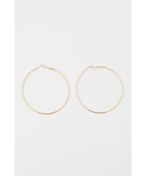 SLY(スライ)/THIN HOOP ピアス/GLD