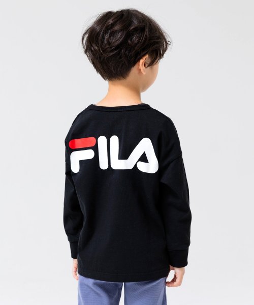 FILA(フィラ)/〈フィラ〉長袖Tシャツ/ブラック