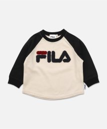FILA(フィラ)/〈フィラ〉長袖Tシャツ/クリーム×ブラック