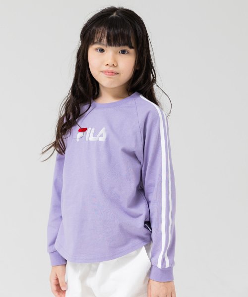 FILA(フィラ)/〈フィラ〉長袖Tシャツ/ラベンダー